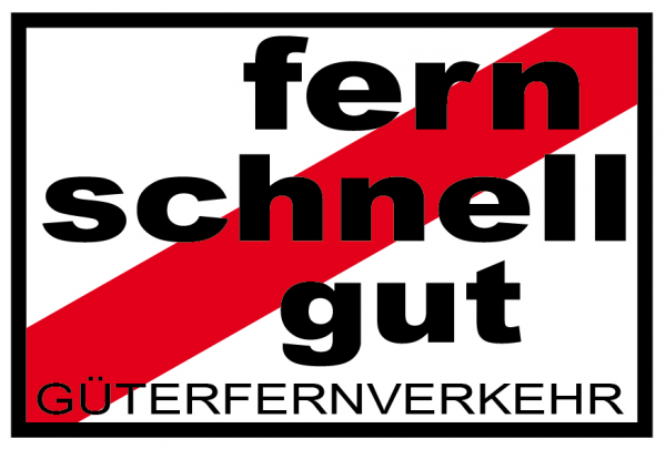Aufkleber Fern Schnell Gut
